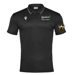 Moulton College Draco Polo Shirt Black Rugby